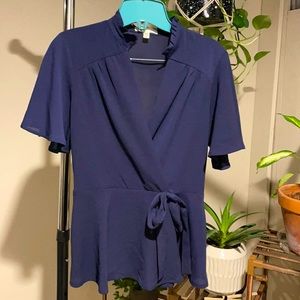 Monteau Blue Blouse